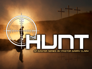The Hunt.jpg -  In this two week series on Palm Sunday and Resurrection Sunday Pastor Garry Clark walks us through passion week, when Jesus was on this earth.  As Jesus was carrying His cross He was hunting, hunting for people. There were five individuals that touched His life around the cross; they were in the "Cross Hairs Of Christ." They became targets that were hit. Are you a target that's been hit?  The title of part two of the series is "The Camouflaging Of Christ." Why the weird title? Join Pastor Clark as he takes you into the Word of God to find out why.  &nbsp;      Message One - The Cross Hairs Of Christ (3/28/10)       Message Two - The Camouflaging Of Christ (4/4/10)   